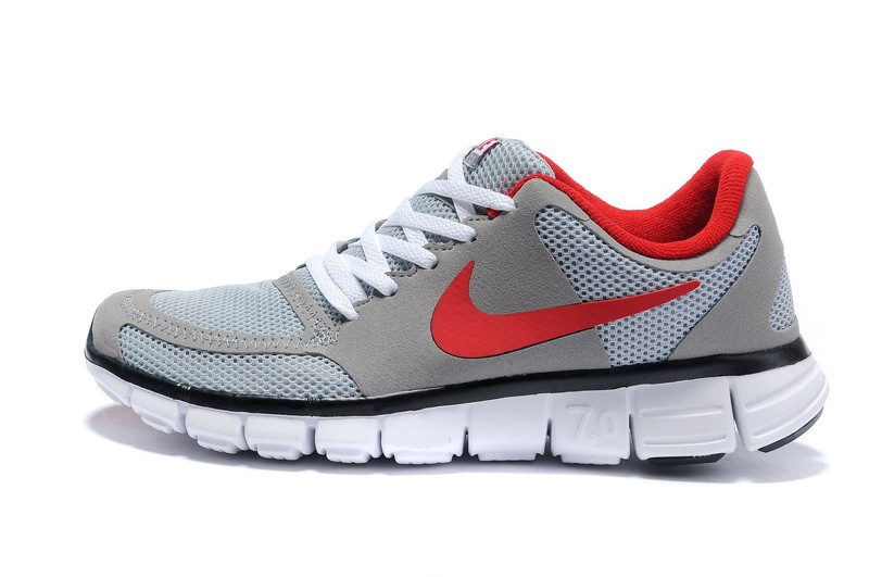 Nike Free 7.0 V2 Mens Running Shoes Grey Red